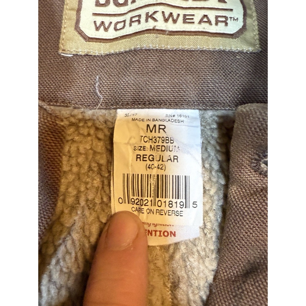 C.E. Schmidt Workwear Sherpa Lined Jacket Medium Regular - Brown - Picture 13 of 16